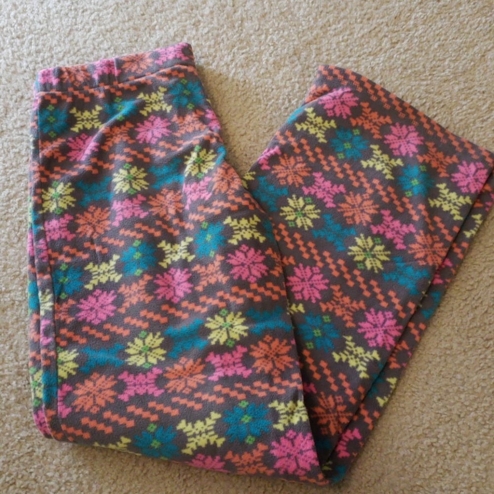 Fleece pajama pants